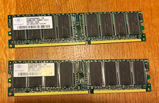 Nanya 1GB (2x512MB) DDR1 SDRAM PC-3200 DDR-400 184-Pin DIMM MT8VDDT picture