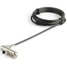 StarTech 6.6ft Laptop Cable Lock for Nano Slot Computer/Tablet/Device, picture