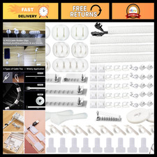 Cable Management Organizer Kit - 4 Cable Sleeves, 311 Pcs, Tidy Up Wires picture