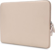 Laptop Sleeve Bag 16 inch PU Leather Padded Waterproof Case for MacBook Air 15 i picture