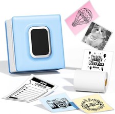 Phomemo M02D Mini Pocket Thermal Printer Label Maker Bluetooth for Notes, Photo picture