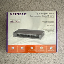 NETGEAR GS308 8-Port Gigabit Unmanaged Switch Layer 2 RJ-45 [SEALED] picture