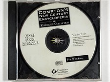 Compton’s Century Encyclopedia And Reference Collection V2 Vintage CD-ROM ('94) picture
