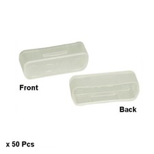 KNTK 50x Units DVI Video Anti-Dust Cover Clear for DVI-I/DVI-A/DVI-D Port Jack picture