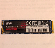 Silicon Power A80 512GB M.2 NVMe PCIe Gen3 SSD SU512GBP34A80M28AB picture