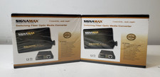 Lot of 2 New/Sealed Signamax Switching Fiber Optic Media Converter (065-1174) picture