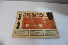 VTG 1974 Original Radio Shack From 5 Watts to 1000 Watts Ham Radio Book picture
