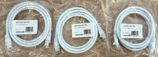 (3) Count Lot Vericom XPC6U-02700 Cat 6 Ethernet Cables 5ft White New picture