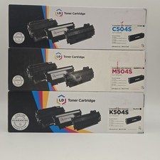 NEW Lot of 3 LD Compatible Toner Cartridges for Samsung 504S C504S, M504S, K504S picture