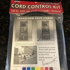 Cord Control Kit Cable or Wire Concealer and Organizer picture