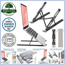 Laptop Stand Aluminum Adjustable Portable Foldable Desk Riser for 10-15.6 Inch picture