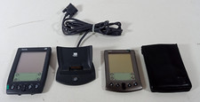 Lot of 2 Vintage Palm PDA IIIe w/Charging Cradle Dock Stylus & Palm Vx w/Case picture
