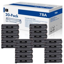 20PK CE278A 78A Black Toner For HP LaserJet Pro P1566 M1536DNF MFP P1606 P1560 picture