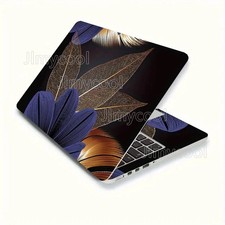 Dark Leaf Pattern Laptop Stickers for 15.35 X 10.6 Laptop PVC Protective Sticker picture