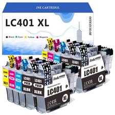 10pk LC401XL LC401 Ink Cartridge for Brother MFC-J1010DW J1012DW J1170DW J1800DW picture