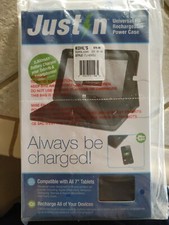 Justin Universal Fit Rechargeable Power Case Compatible with all 7