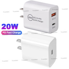 20W USB-C QC PD Power Adapter Fast Wall Charger for iPhone iPad Android Samsung picture