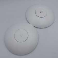 Lot of 2 Ubiquiti UniFi UAP-AC-PRO Dual Band Wireless Access Points PoE picture