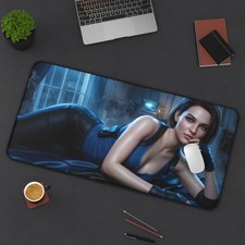 Jill Valentine Mouse Pad, Resident Evil Keyboard Mat, Gamer Gift XXL picture