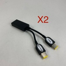 Lenovo DY1841 170 W 65/135W Slim Tip Y Cable Lot of 2 picture