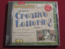 THE BEST OF CREATIVE LETTERING VOL. 2 DUAL FORMAT CD WINDOWS/MAC GRAPHICS FONTS picture