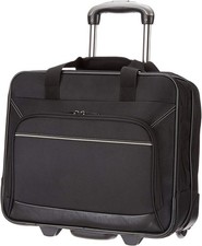Amazon Basics Rolling Laptop Case, 15.6 in, Black  picture