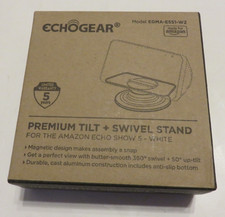 Premium Tilt + Swivel Stand for the Echo Show 5 (WHITE) (ECHOGEAR) NEW picture