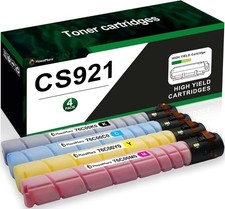 4-Pack Toner Cartridge CS921 Lexmark Black Cyan Magenta Yellow BN With Chip picture