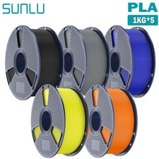 SUNLU 5x1KG PLA 3D Printer Filament 1.75mm PLA 1KG/Roll Fit Most FDM 3D Printers picture