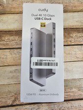 Cudy USB 3.2 Gen 2 Dual 4K 60Hz Display Docking Station, Up to 2 Monitor Display picture