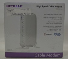 Netgear High Speed DOCSIS 3.0 Cable Modem Xfinity-Time Warner *New Unused* picture
