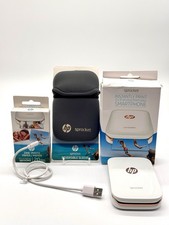 HP X7N07A Sprocket 100 Portable Photo Printer with New Case + Paper picture
