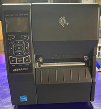 Zebra ZT23042 Printer w/1 roll Uline S5037 labels & 4 rolls S6259 ribbon picture