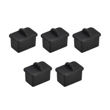 SFP-A Anti Dust Plug Port Dust Silicone Covers Caps Stoppers Black/5pcs picture