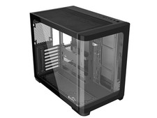 SAMA Mid-Tower PC Case, Curved Tempered Glass, USB Type-C, ATX/MATX/ITX picture