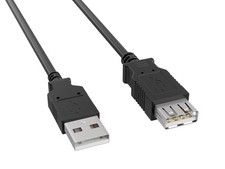 15ft USB 2.0 High-Speed Type A Male to Female Extension Cable, Black picture