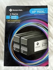 Members Mark Inkjet Cartridge, Black, 2 Pack, Comparable to HP 950XL picture