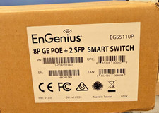 EnGenius EGS5110P 8-Port Gigabit PoE+ Smart Switch w/ 2 SFP Open Box picture