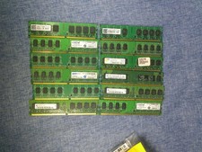 Lot of 12 DDR2 RAM 1GB 2GB Desktop Memory Mixed Brands Untested DIMM picture