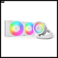 240mm AIO CPU Cooler ARGB Water Cooling 4 Pin 12V 77 CFM Radiator Desktop PC picture