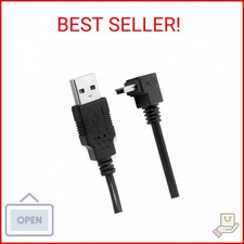 chenyang Mini USB Cable USB 2.0 Male to Mini USB 5 Pin Male 90 Degree Down Angle picture