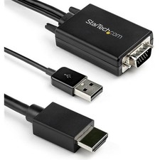 StarTech 6.6ft USB Audtio VGA to HDMI Adapter Converter Cable VGA2HDMM2M picture