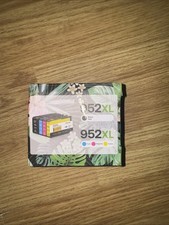 952XL BLACK AND 952 XL CYAN MAGENTA AND YELLOW.  PRINTER INK. NEW. IN BOX picture