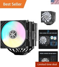 Ultimate Cooling Solution: 120 ARGB Dual Tower CPU Cooler for Gamers & Creators picture