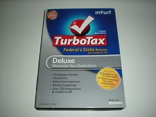Turbotax 2012 Deluxe. Federal and State + Federal E-file. New in sealed box. picture