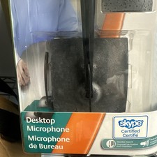 Logitech Black 3.5mm Connector Desktop Microphone, New & Sealed-   picture