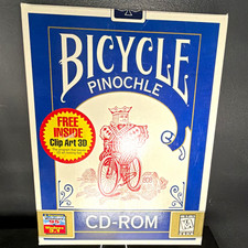 Bicycle Pinochle PC Game CD-ROM for Windows 3.1/95 (MPN 08476) OVERSIZED BOX picture