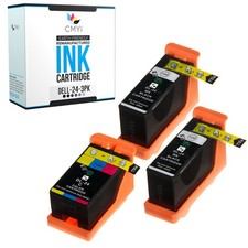 CMYi 3PK Compatible Series 24 Ink Cartridges fits Dell V715w, V715w All-In-One picture