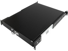 StarTech.com SLIDESHELFD 22in Black Deep Sliding Server Rack Cabinet Shelf picture