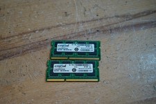 (E) Crucial 8GB Kit 2x4GB DDR3-1066 PC3-8500 SODIMM Mac Memory CT4G3S1067M picture